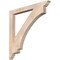 Ekena Millwork Imperial Traditional Smooth Bracket, Douglas Fir, 3 1/2"W x 40"D x 40"H BKT04X40X40IMP01SDF - alternate 1